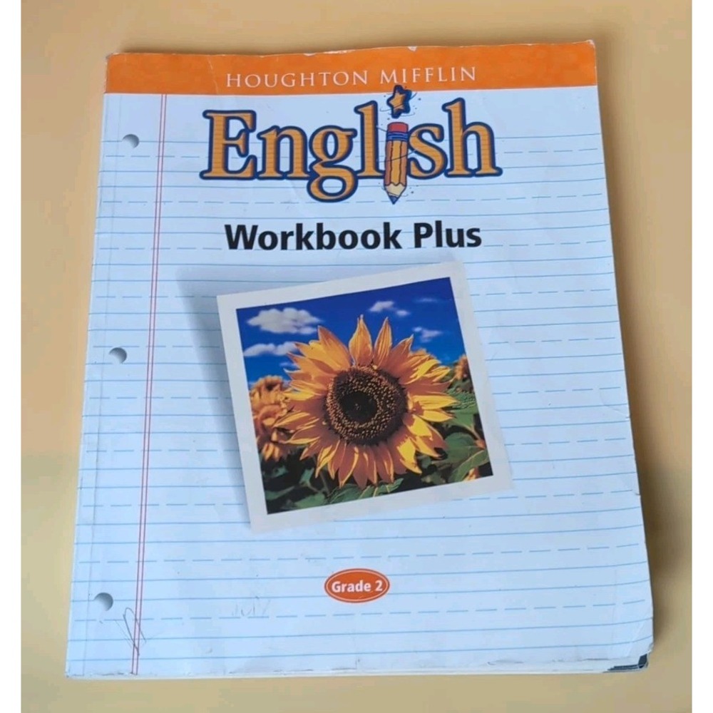 English Workbook Plus, Grade 2 by Houghton Mifflin Company Staff (2000, Perfect)